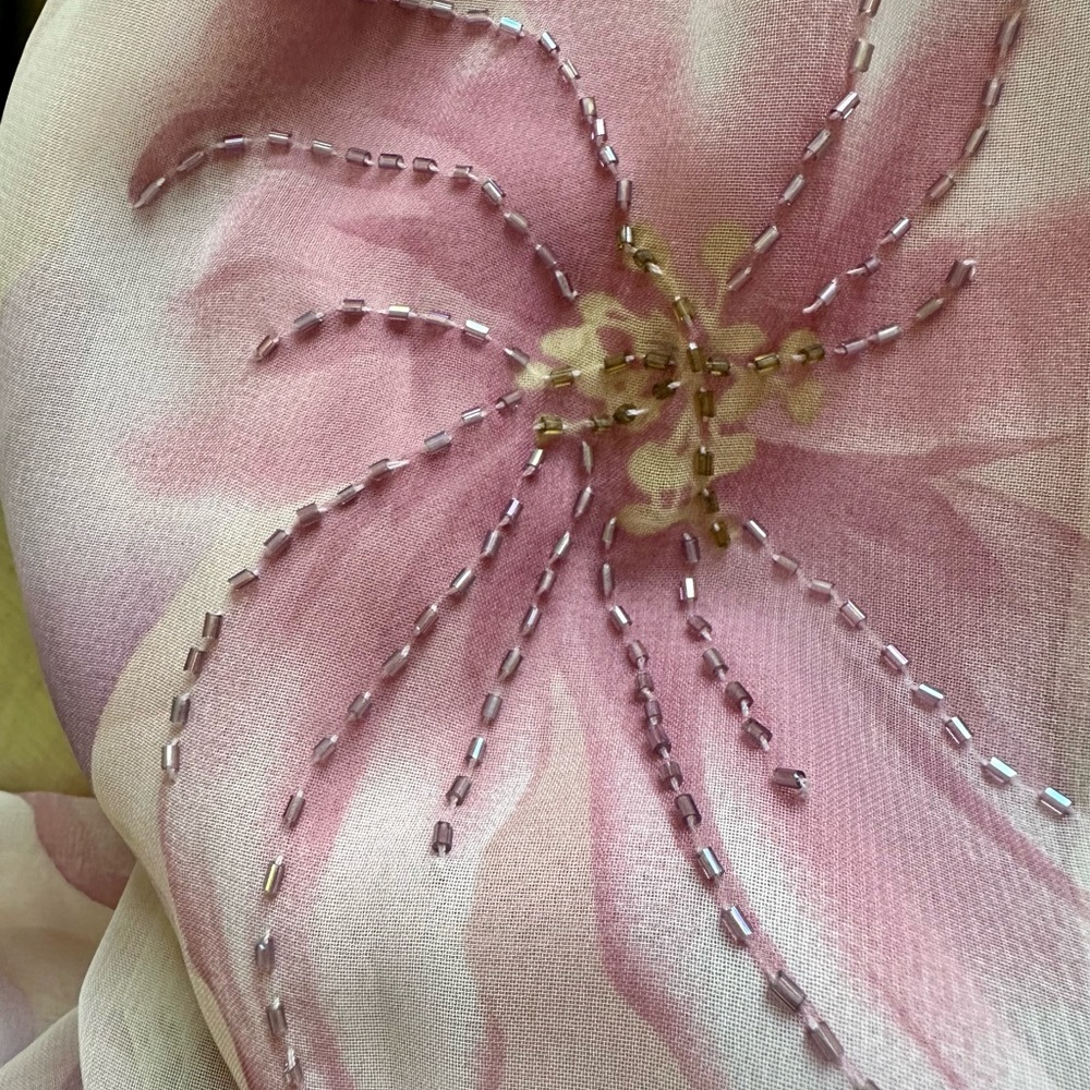 NWT Studio I Pink Beaded Mother of the Bride Skirt Jacket Set Dress Suit Sz 10 - Picture 7 of 11